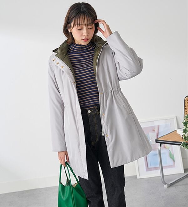 BELLUNA（ベルーナ）の「Ａｉｒｙ　＆Ｗａｒｍ　あったか軽量デザインコート（ロングコート）」｜詳細画像