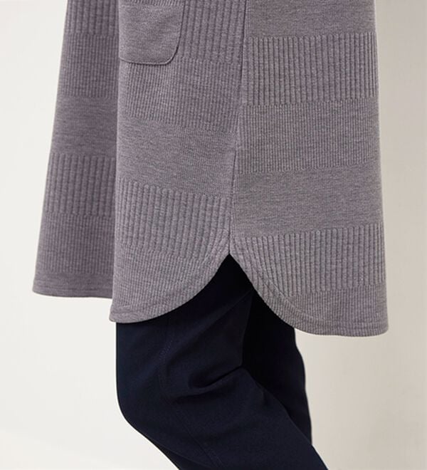 BELLUNA（ベルーナ）の「ポケット付ボーダージャカードワンピース（その他ワンピース）」｜詳細画像