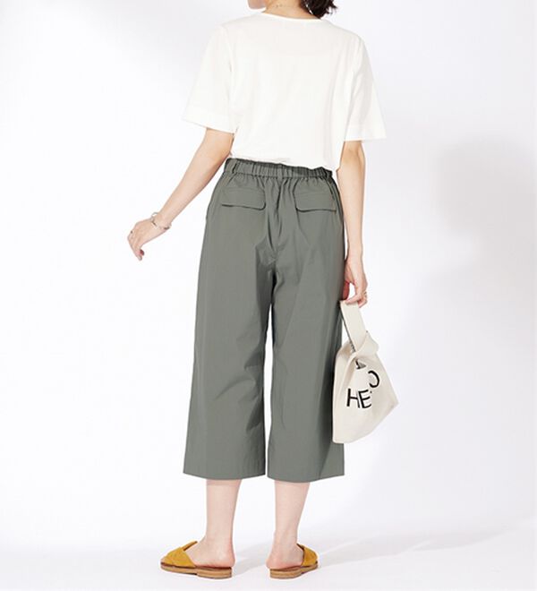 BELLUNA（ベルーナ）の「サラリ綿混ベイカーキュロットパンツ（その他パンツ）」｜詳細画像