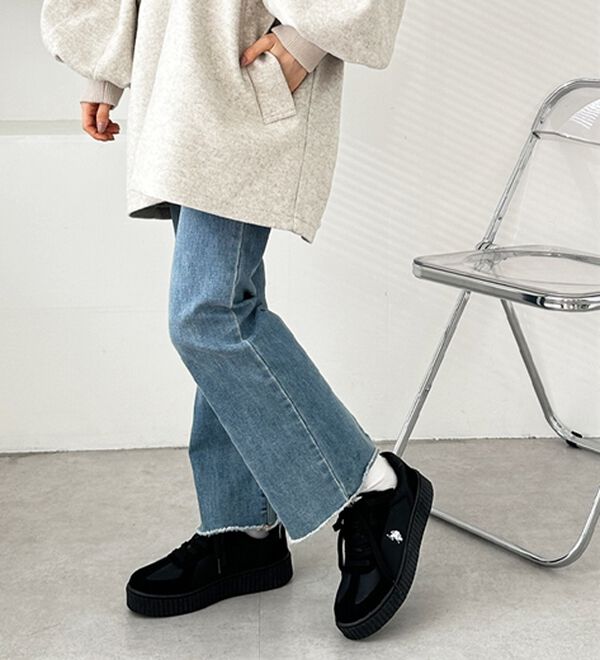 GeeRA（ジーラ）の「【ＵＳ．ＰＯＬＯＡＳＳＮ】厚底スニーカー（スニーカー）」｜詳細画像