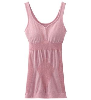 LAVIENNE（ラヴィエンヌ）の「美ラクるフィットカップ付インナー（ブラトップ・カップ付きインナー）」｜杢テラコッタ