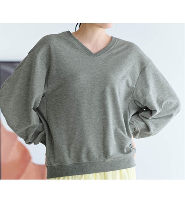 RANAN（ラナン）の「バックギャザーデザインスウェット（カットソー）」｜詳細画像