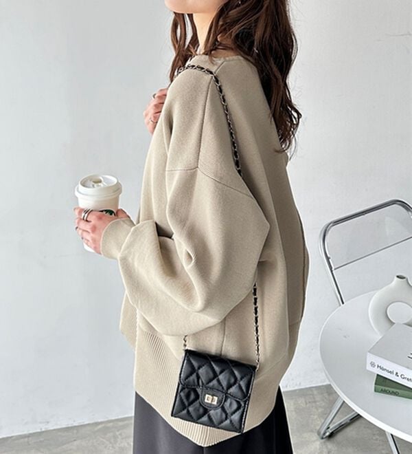 GeeRA（ジーラ）の「ハーフジップニットプルオーバー（ニット・セーター）」｜詳細画像