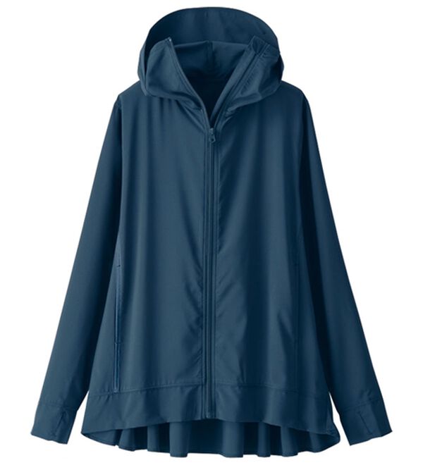 BELLUNA（ベルーナ）の「ＵＶ対策！はっ水軽量バックフレアパーカー（パーカー）」｜詳細画像