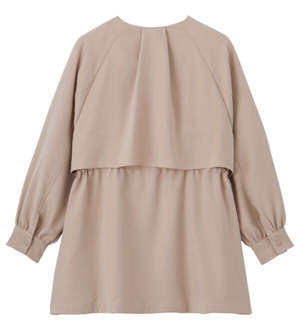 GeeRA（ジーラ）の「ケープデザインミドル丈マンパー（ブルゾン）」｜詳細画像