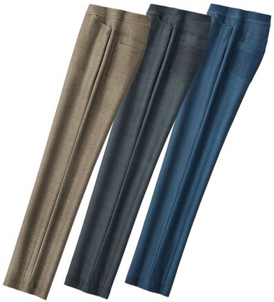 ルフラン（ルフラン）の「【３本組】ジャージみたいなはき心地！さらり快適パンツ（フルレングスパンツ）」