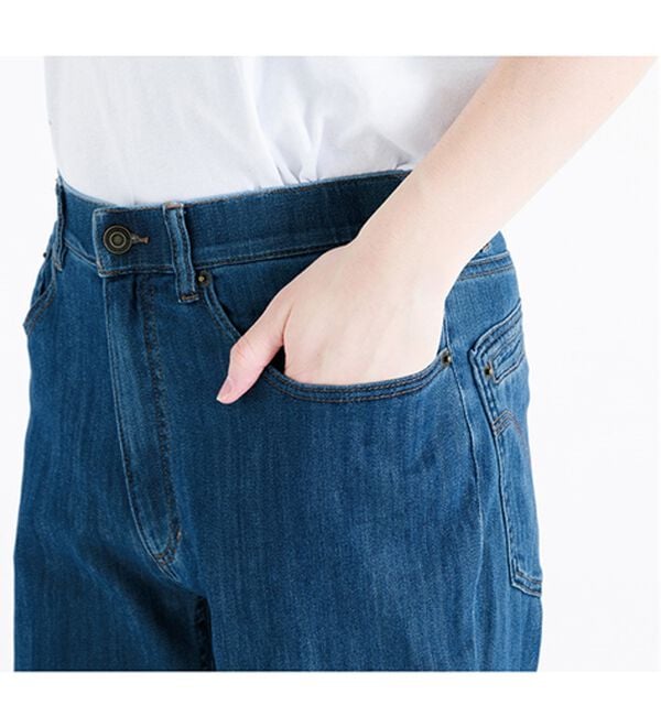 「＜コムルヴァン・オム＞涼感翡翠（ひすい）ジーンズ（メンズデニムパンツ）」｜詳細画像