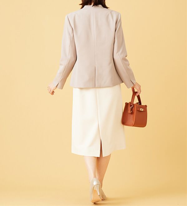 BELLUNA（ベルーナ）の「〈セレモニースタイル〉ノーカラージャケット（ノーカラージャケット）」｜詳細画像