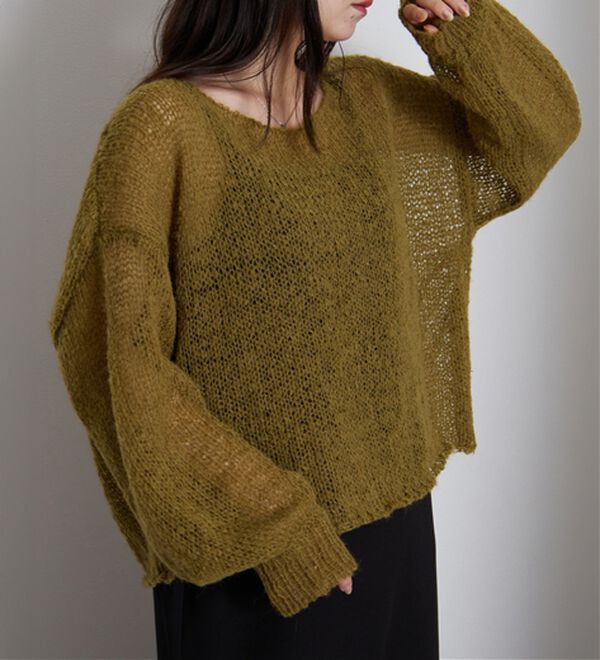 モヘアライクローゲージニット - ベルーナ【公式】