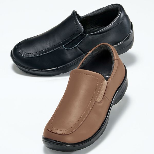 BELLUNA（ベルーナ）の「幅広軽量牛革スリッポンシューズ（スリッポン）」｜詳細画像