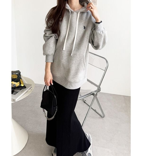 GeeRA（ジーラ）の「【U.S. POLO ASSN.】フード刺繍裏起毛パーカー（パーカー）」｜詳細画像