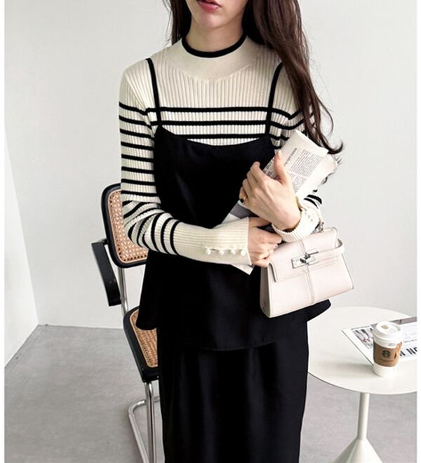 GeeRA（ジーラ）の「セットアップ風キャミソールサロペット（オールインワン）」｜詳細画像