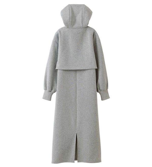 GeeRA（ジーラ）の「セットアップ風ハーフジップワンピース（カットソーワンピース）」｜詳細画像