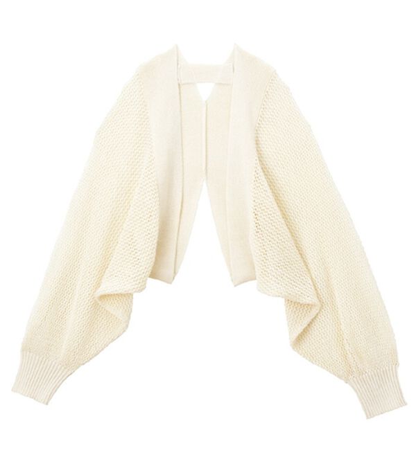 GeeRA（ジーラ）の「バックオープンサマーメッシュボレロ（その他カーディガン）」｜詳細画像