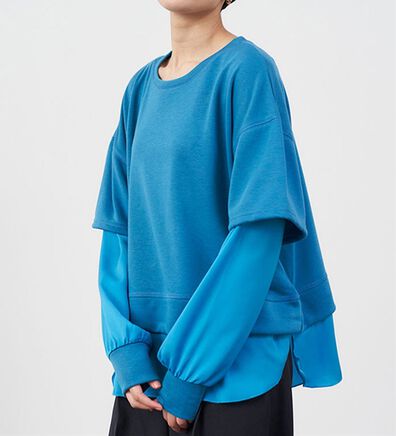 RANAN（ラナン）の「異素材切替カットソープルオーバー（カットソー）」