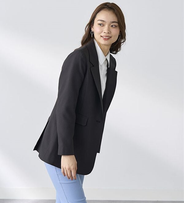 BELLUNA（ベルーナ）の「＜楽スタフィット＞テーラードジャケット（テーラードジャケット）」｜詳細画像