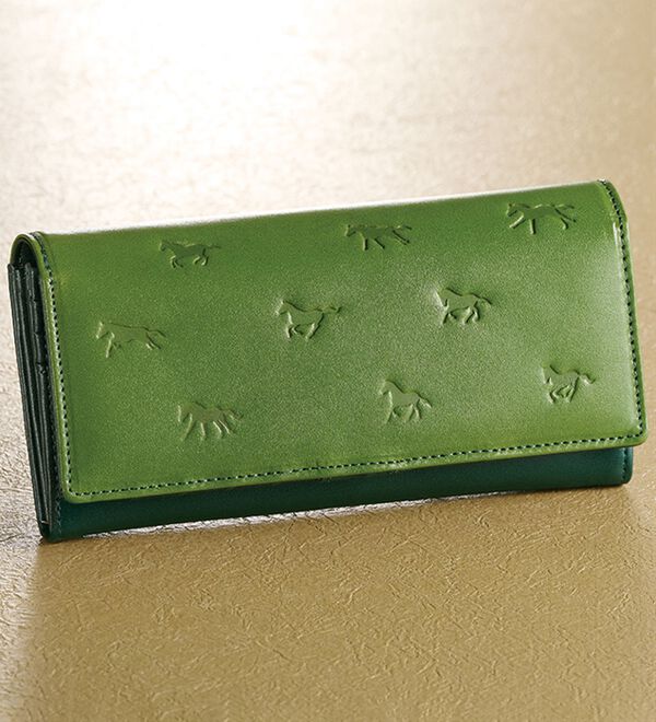 「イタリアンレザー使用　開運の馬財布（財布・パスケース）」｜詳細画像