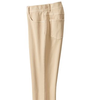 ルフラン（ルフラン）の「楽らく素敵！全方向ストレッチ綿混パンツ（フルレングスパンツ）」｜ベージュ