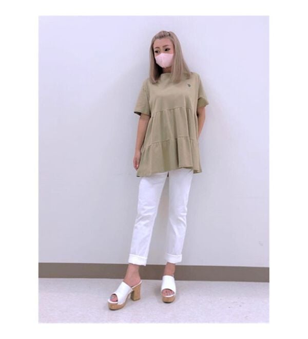 BELLUNA（ベルーナ）の「ヒンヤリ冷感ライトオンスジーンズ（フルレングスパンツ）」｜詳細画像