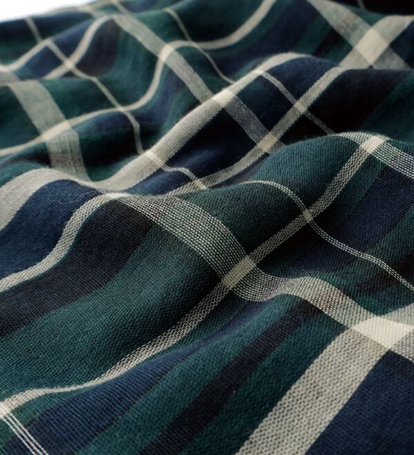 BELLUNA（ベルーナ）の「【綿100％素材】ダブルガーゼ素材丸衿多ボタンブラウス（ブラウス）」｜詳細画像