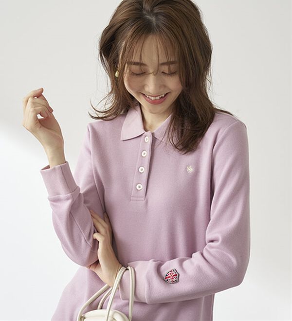 BELLUNA（ベルーナ）の「【ＰＯＬＯ　ＢＣＳ】裏起毛かのこポロシャツ（ポロシャツ）」｜詳細画像