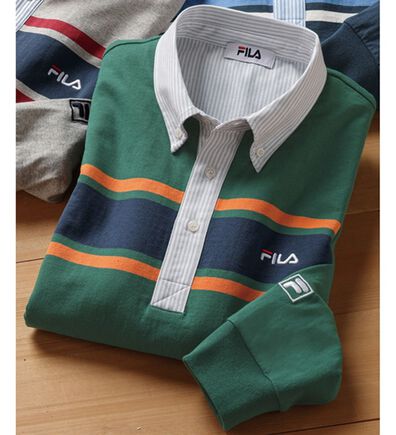 「＜フィラ＞きれい見えラガーポロ（メンズポロシャツ）」