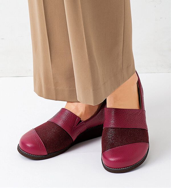 ルフラン（ルフラン）の「メディフィット５Ｅストレッチ切り替えスリッポン（スリッポン）」｜詳細画像