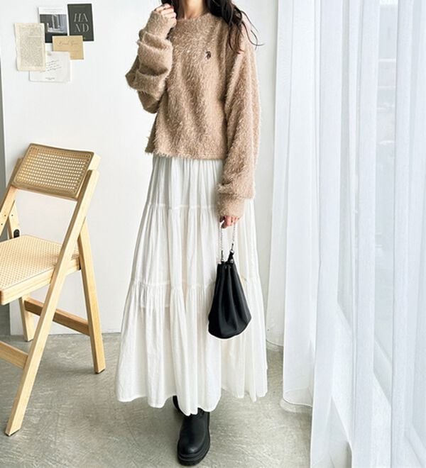 GeeRA（ジーラ）の「【U.S. POLO ASSN.】シャギーニットソートップス（ニット・セーター）」｜詳細画像