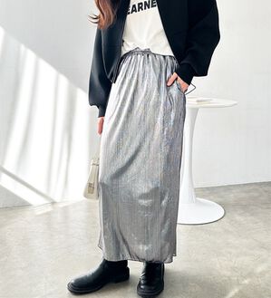 GeeRA（ジーラ）の「シャイニーナロースカート（ロングスカート）」｜詳細画像