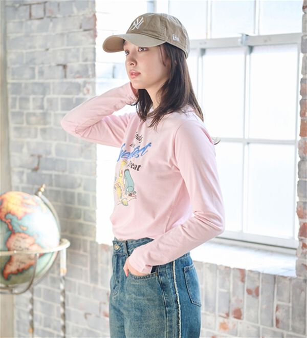 BELLUNA（ベルーナ）の「＜Ｄｉｓｎｅｙ>【プー】発砲プリント長袖Tシャツ（カットソー）」｜詳細画像