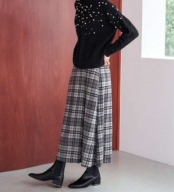 RANAN（ラナン）の「ケーブル使いパール調ビーズニットプルオーバー（ニット・セーター）」｜詳細画像