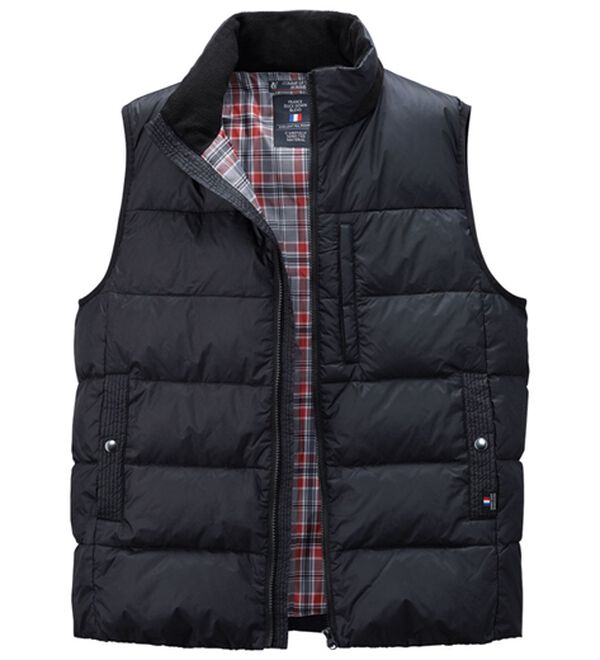 ハナ　ALFRED DUNHILL ブラックダウンベスト サイズM dunhill（ダンヒル）ダウンジャケット/ダウンベスト 紺 サイズ:M