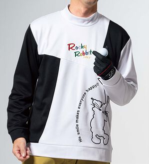 「＜ロッキーラビット＞ロゴデザイントレーナー（メンズトレーナー）」｜詳細画像