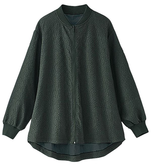 BELLUNA（ベルーナ）の「ふくれジャカードブルゾン（ブルゾン）」｜詳細画像