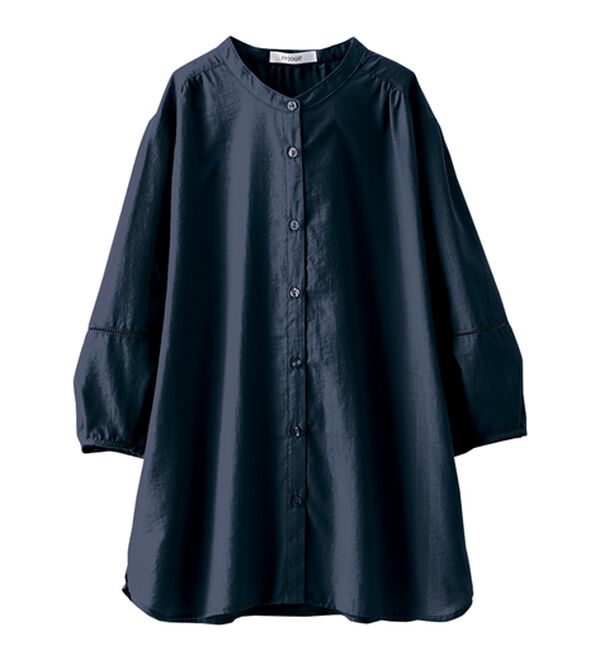 BELLUNA（ベルーナ）の「エアリービンテージ素材レース使いブラウス（ブラウス）」｜詳細画像