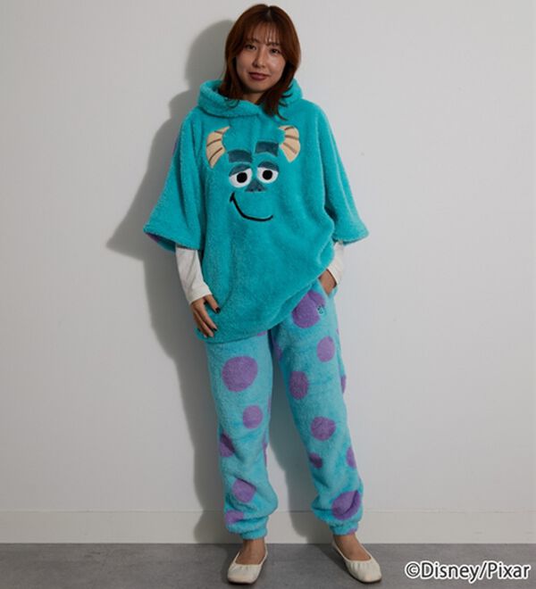BELLUNA（ベルーナ）の「＜Ｄｉｓｎｅｙ＞【モンスターズ・インク（サリー）】両面ボアパンツ（※ポンチョ別売り）（その他パンツ）」｜詳細画像