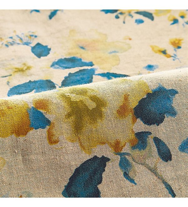 麻綿タックデザイン花柄プリントチュニック - ベルーナ【公式】