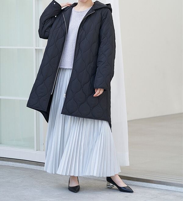 RANAN（ラナン）の「３ｗａｙキルティングロングコート（ロングコート）」｜詳細画像