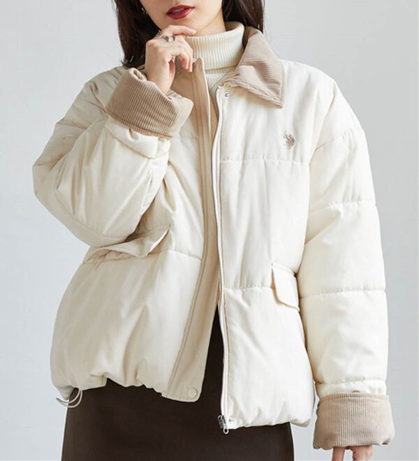 RANAN（ラナン）の「＜U.S.POLO ASSN.＞ワークデザイン中綿ブルゾン（ブルゾン）」｜詳細画像