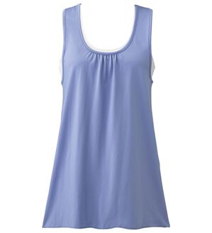 LAVIENNE（ラヴィエンヌ）の「【ＴＩＰＮＥＳＳ】カップ付フレアタンク（スポーツウェア）」｜ライラック