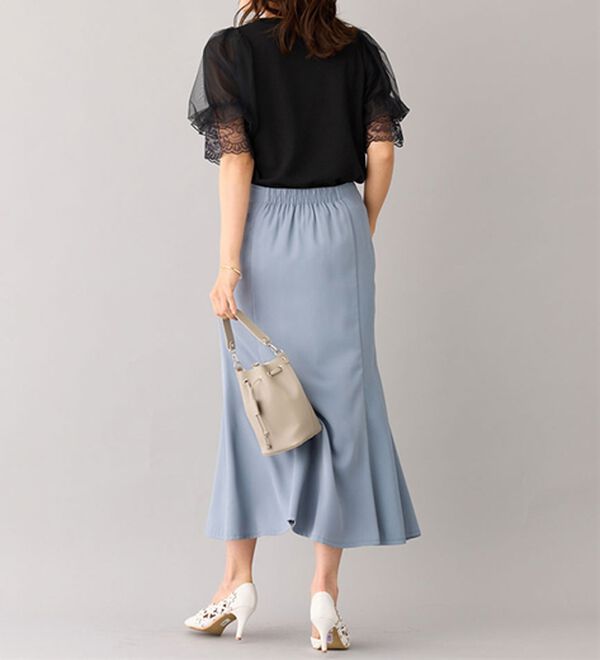 alotta（アロッタ）の「上品袖レース使いプルオーバー（カットソー）」｜詳細画像