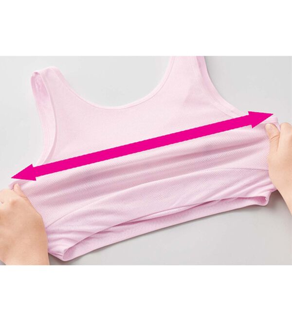 LAVIENNE（ラヴィエンヌ）の「【３色組】さらさらメッシュの快適ブラ（ブラジャー）」｜詳細画像