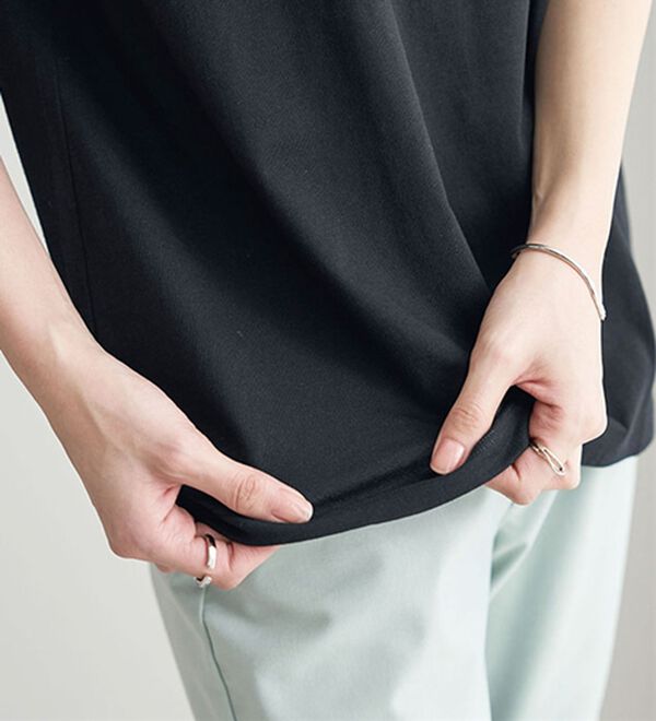 BELLUNA（ベルーナ）の「ヒンヤリ！綿１００％大人顔サマ見えＴシャツ（Tシャツ）」｜詳細画像