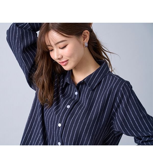 BELLUNA（ベルーナ）の「ＵＶ対策！綿１００％アムンゼン素材シャツ（シャツ）」｜詳細画像