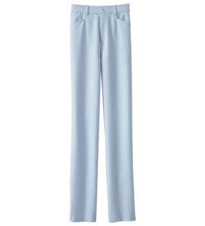 BELLUNA（ベルーナ）の「透けにくい！防汚はっ水ストレートパンツ（フルレングスパンツ）」｜ライトブルー