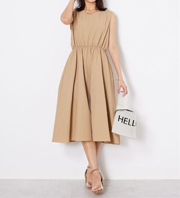 BELLUNA（ベルーナ）の「2点セット【Ｌａｇｒｉｌｕａ】メッシュ使いワンピースアンサンブル（その他ワンピース）」｜詳細画像