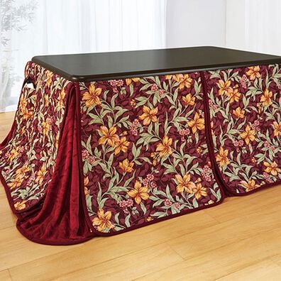 「洗える上掛け付選べるダイニングこたつ布団２点セット（こたつ布団）」