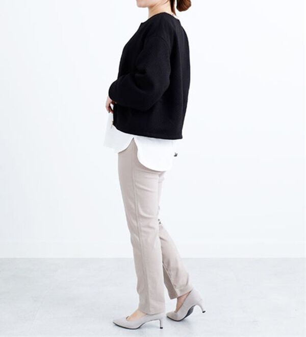 BELLUNA（ベルーナ）の「幾何柄ジャガード素材ブルゾンジャケット（ブルゾン）」｜詳細画像