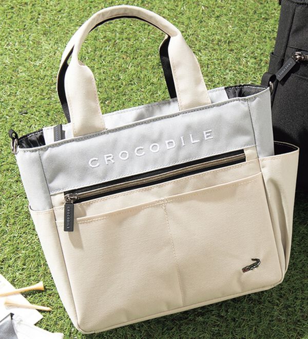 「＜クロコダイル＞２ＷＡＹカートバッグ（その他メンズバッグ）」｜グレージュ