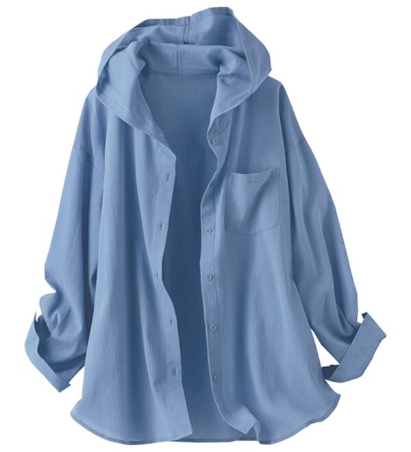 BELLUNA（ベルーナ）の「《ＨｕｇＲｅａｍコットン》冷房対策パーカー（パーカー）」｜詳細画像